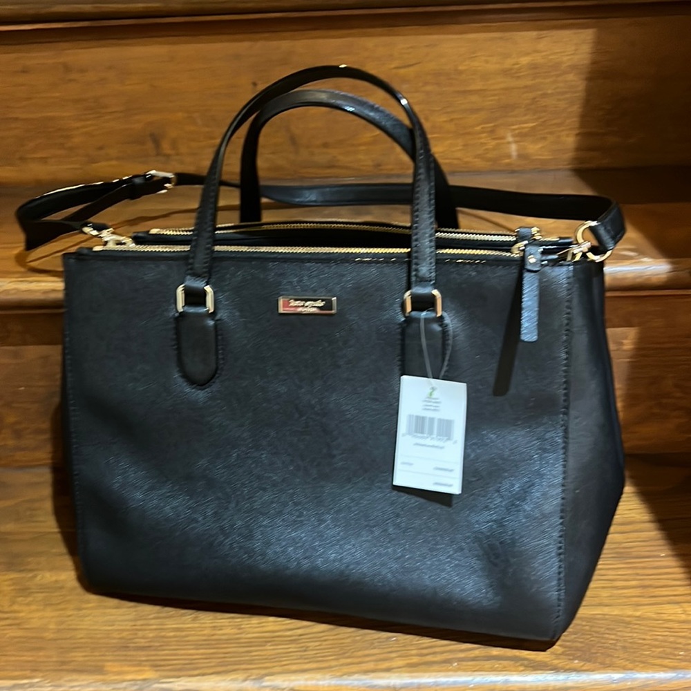 Kate Spade Leighann Laurel Way Black Purse